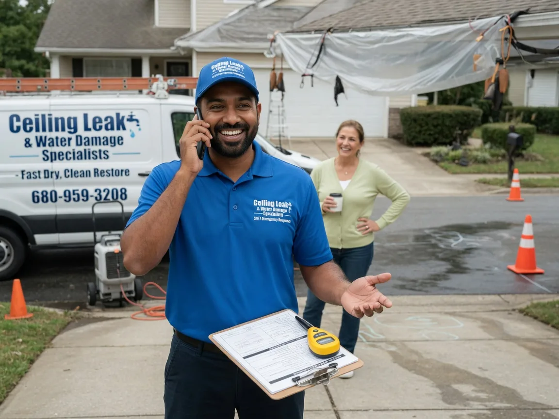 Ceiling Leak Cleanup Portsmouth, IA FAQs